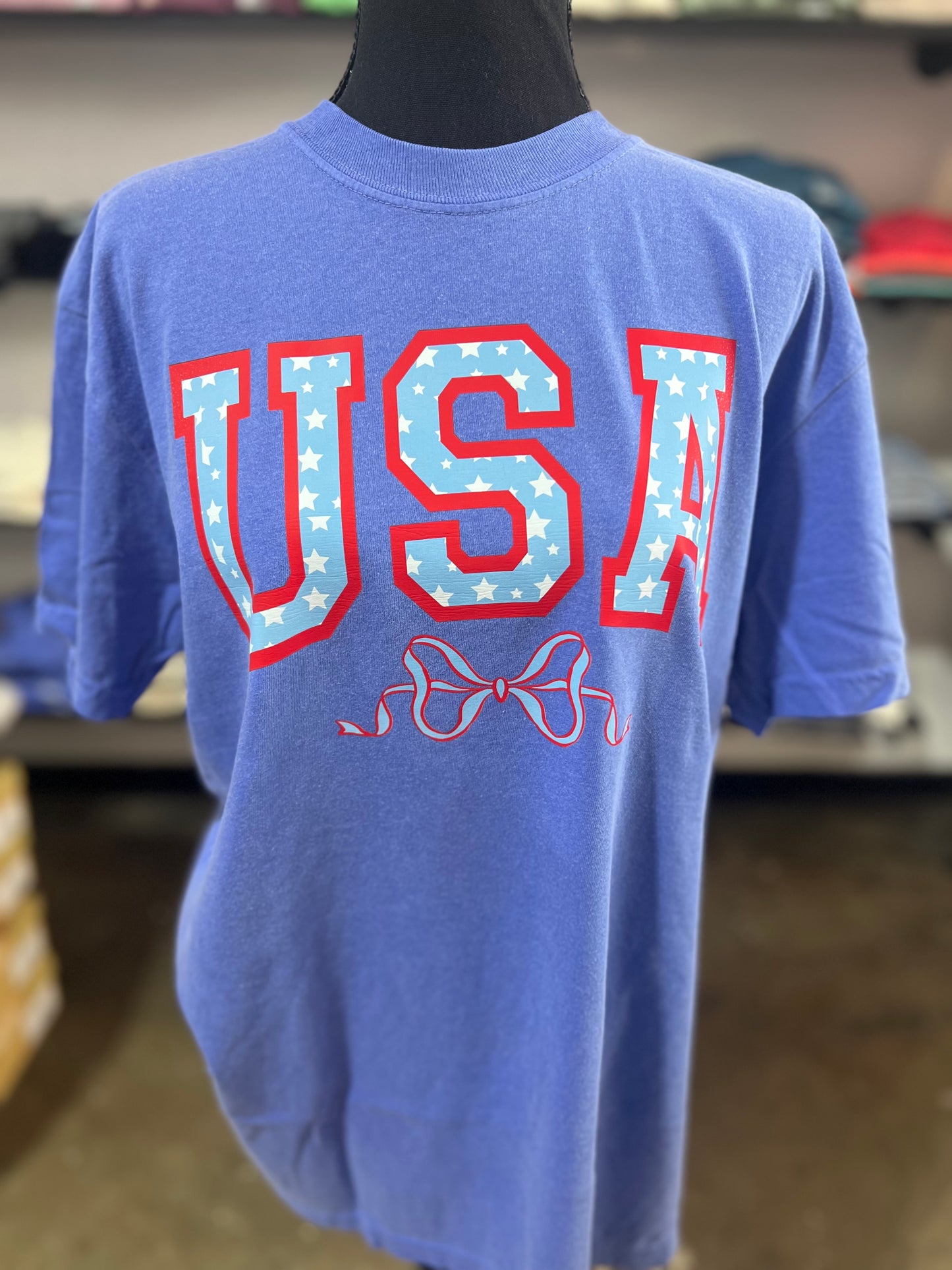 Mama, Mini and USA Comfort color T-shirt