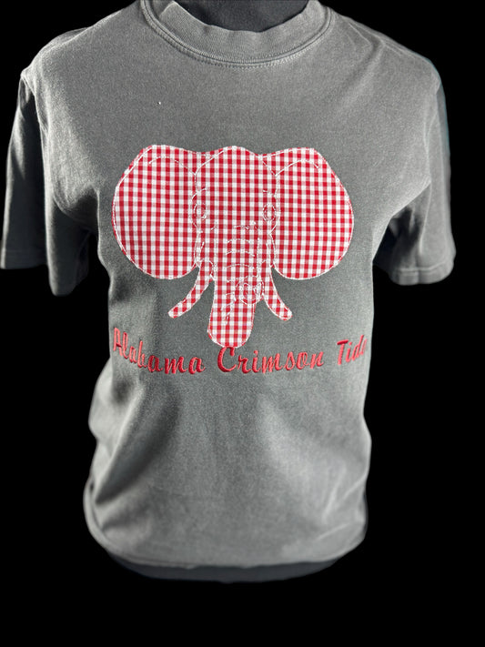 Alabama Appliqué Embroidered Comfort Color T-Shirt