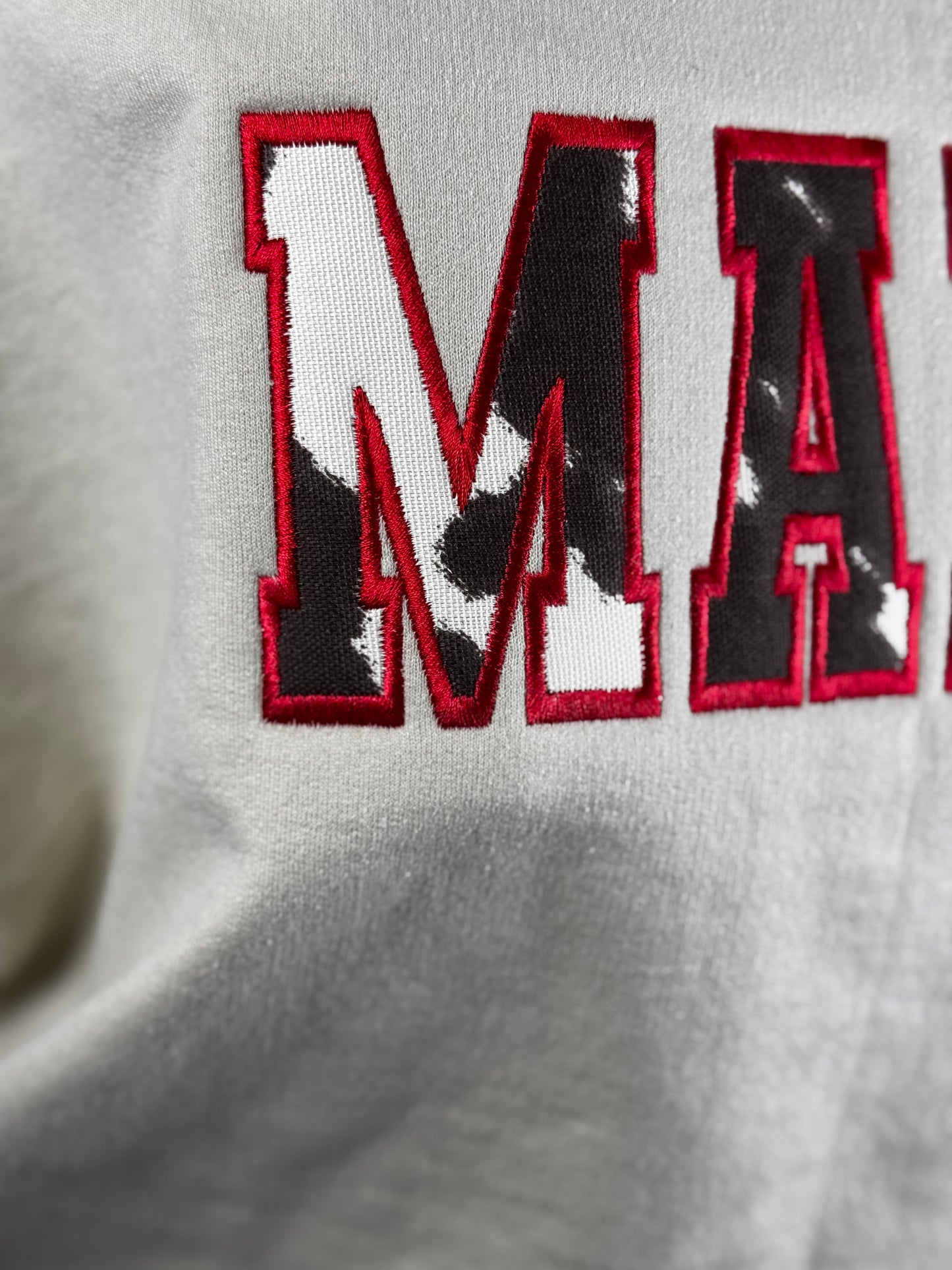 Western Mama Applique Embroidered Sweatshirt- CAN BE CUSTOMIZED