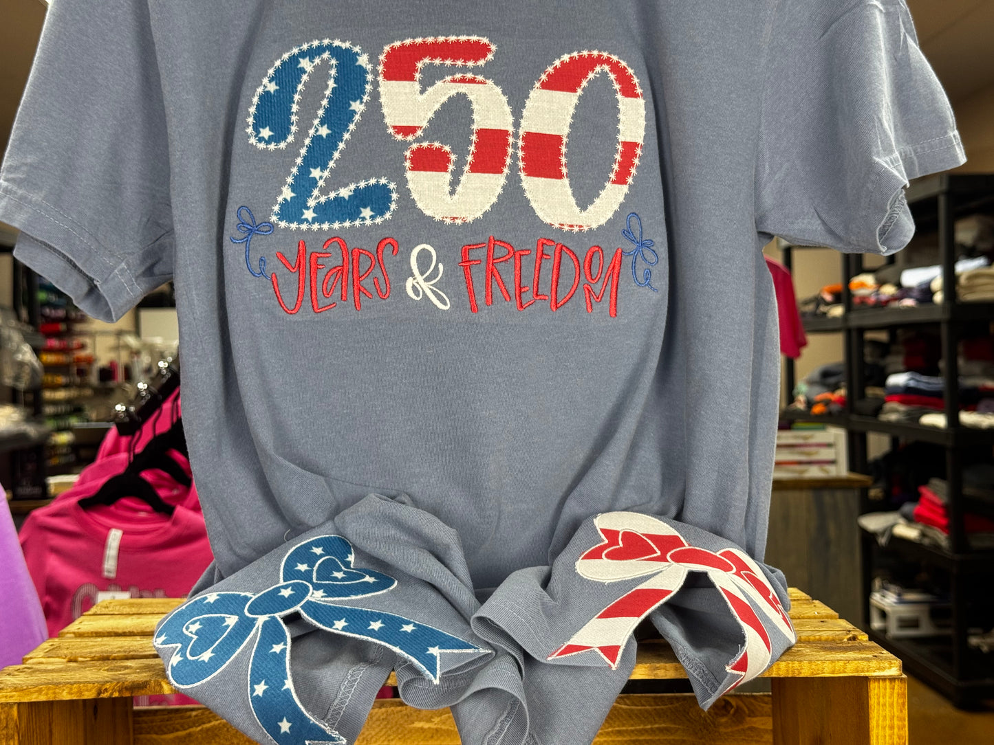 250 Year of Freedom 4th of July Patriotic Sweatshirt or T-shirt