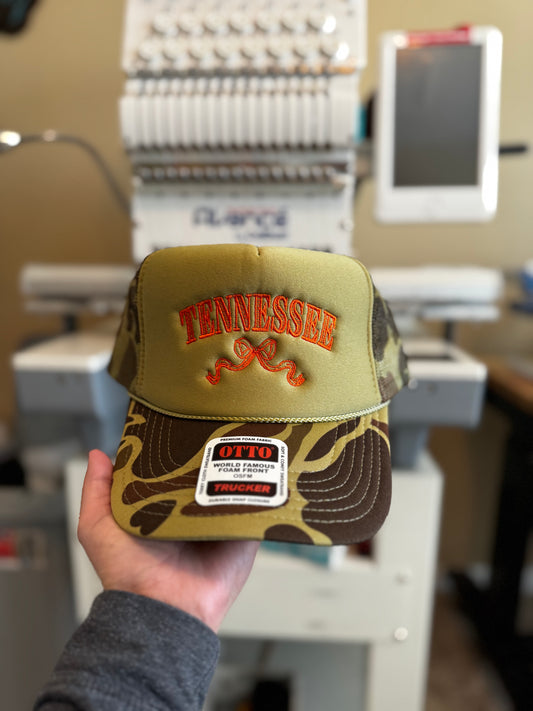 Tennessee Embroidered Trucker Hat WHOLESALE