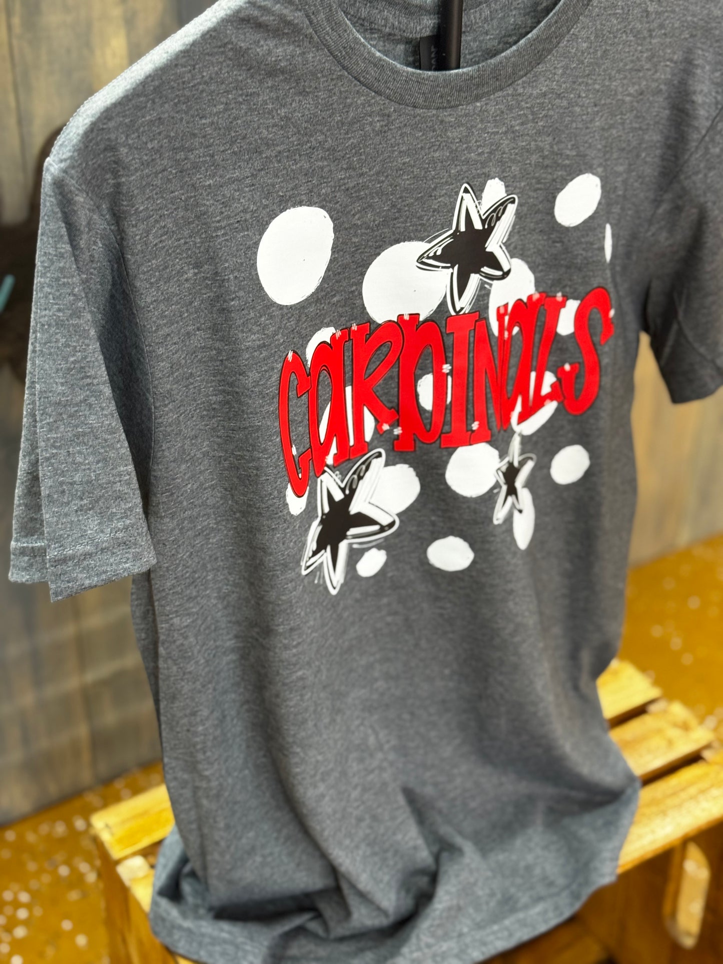 CARDINALS Polka Dot SPIRIT WEAR TSHIRT