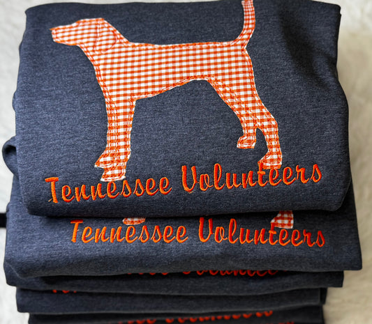 Tennessee Volunteers Applique Embroidered Sweatshirt