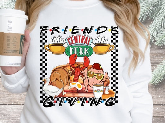 Friends giving Thanksgiving DTF and Sublimation transfer