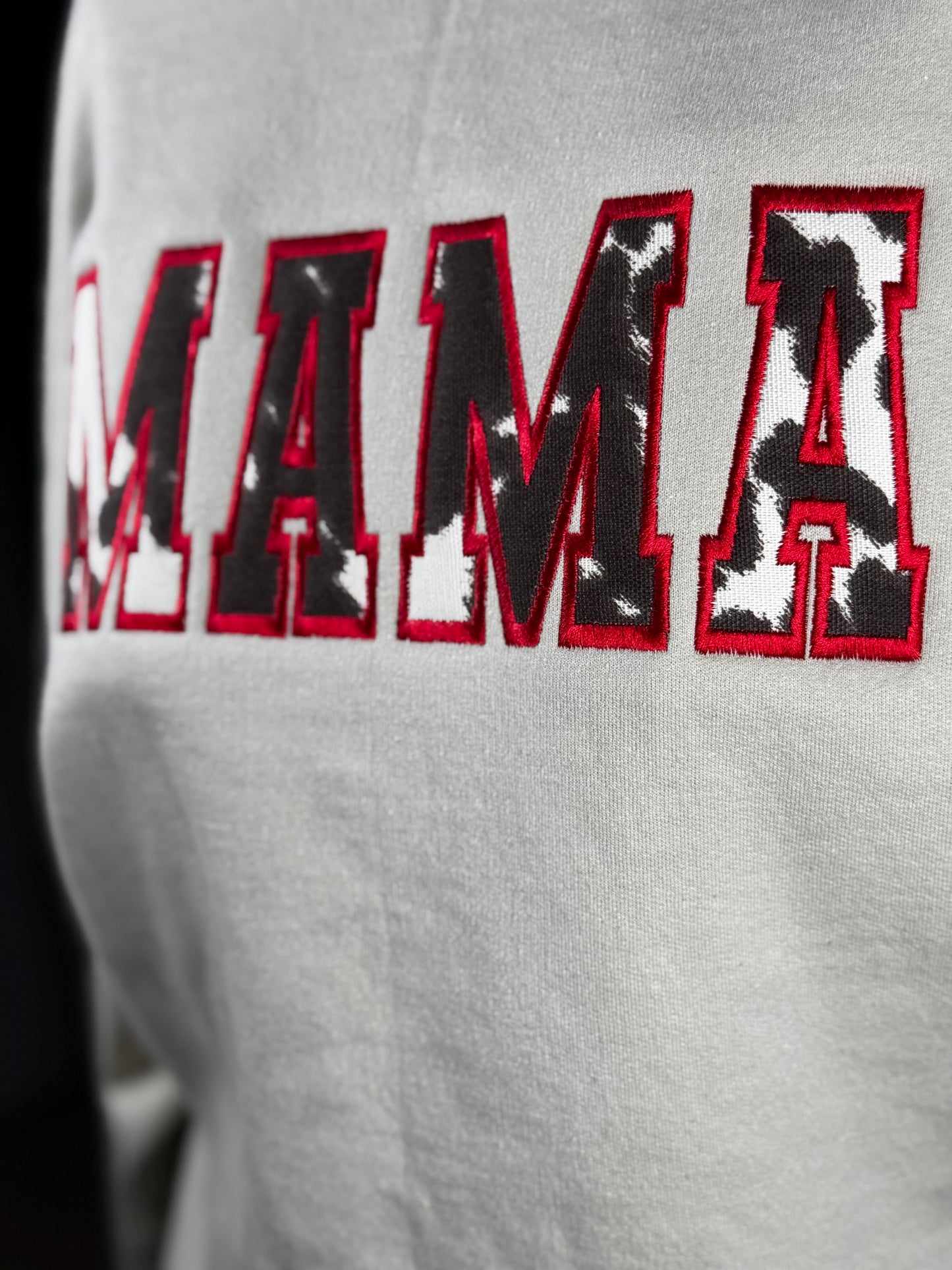 Western Mama Applique Embroidered Sweatshirt- CAN BE CUSTOMIZED