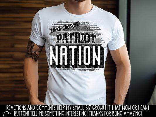 Fear the Patriot DTF and Sublimation Transfer