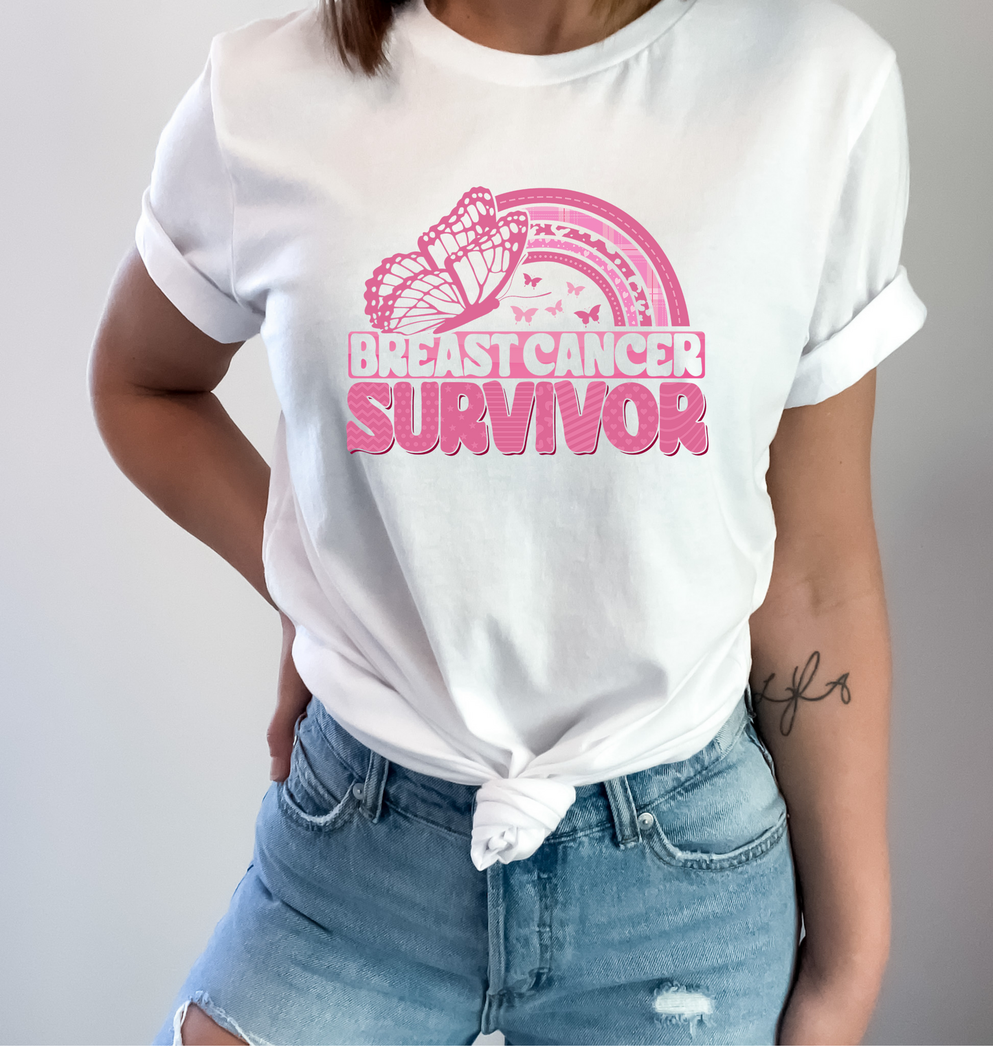 Breast Cancer Survivor DTF and Sublimation Transfer