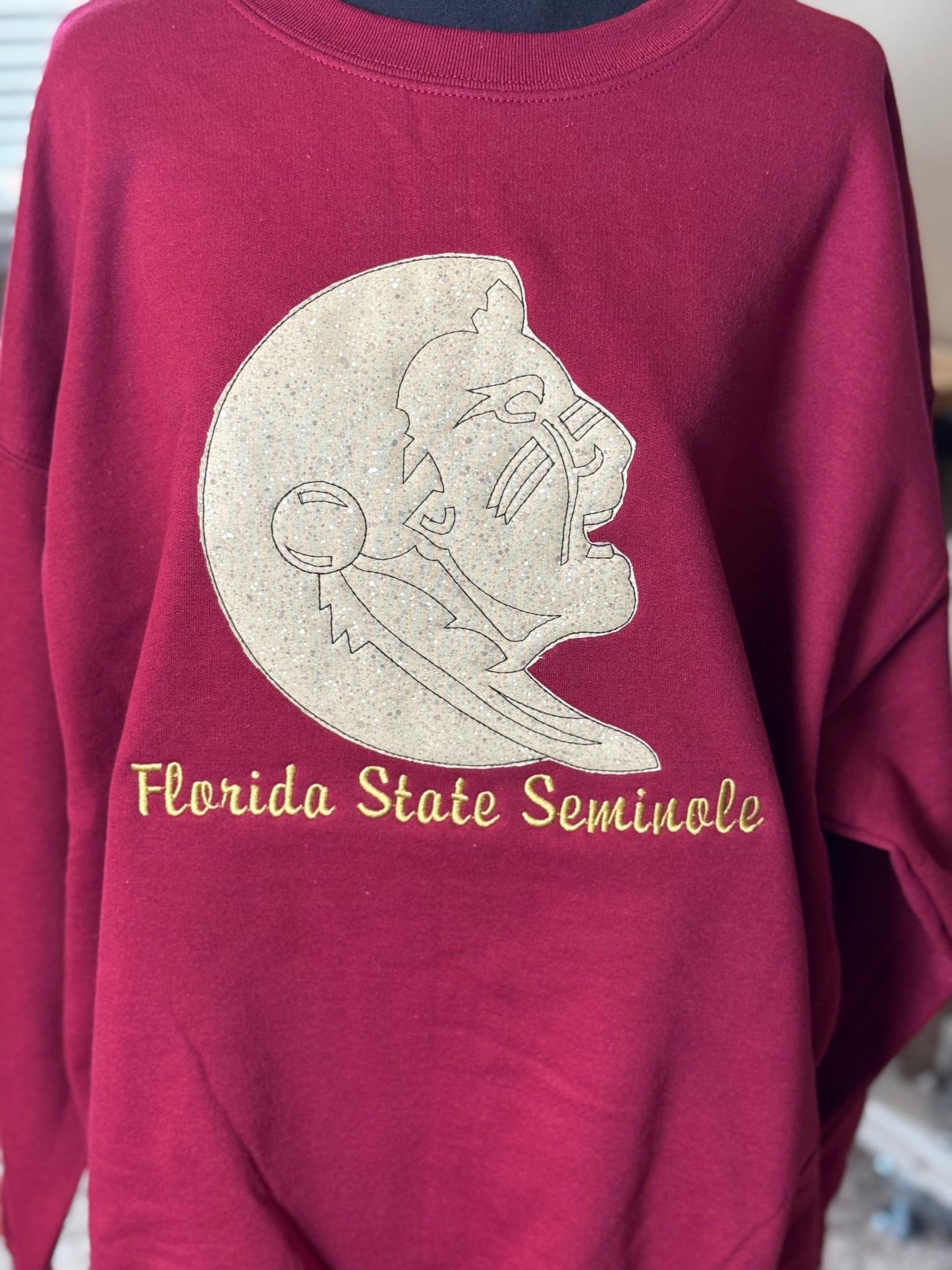 Florida State Game Day Applique Embroidered Tee or Sweatshirt