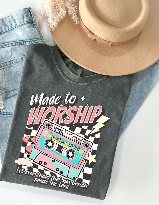 MADE TO WORSHIP DTF and Sublimation Transfer (Copy)
