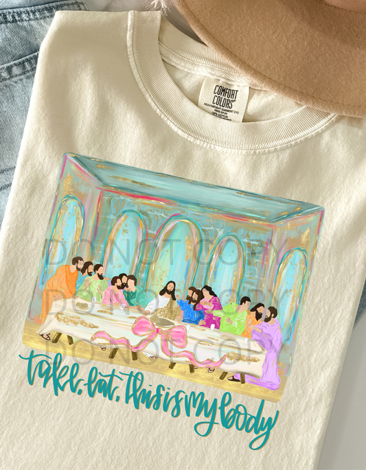 The Lords Supper EXCLUSIVE 1 DTF and Sublimation Transfer