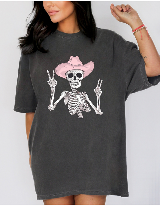 Cowgirl Skeleton  and Sublimation Transfer