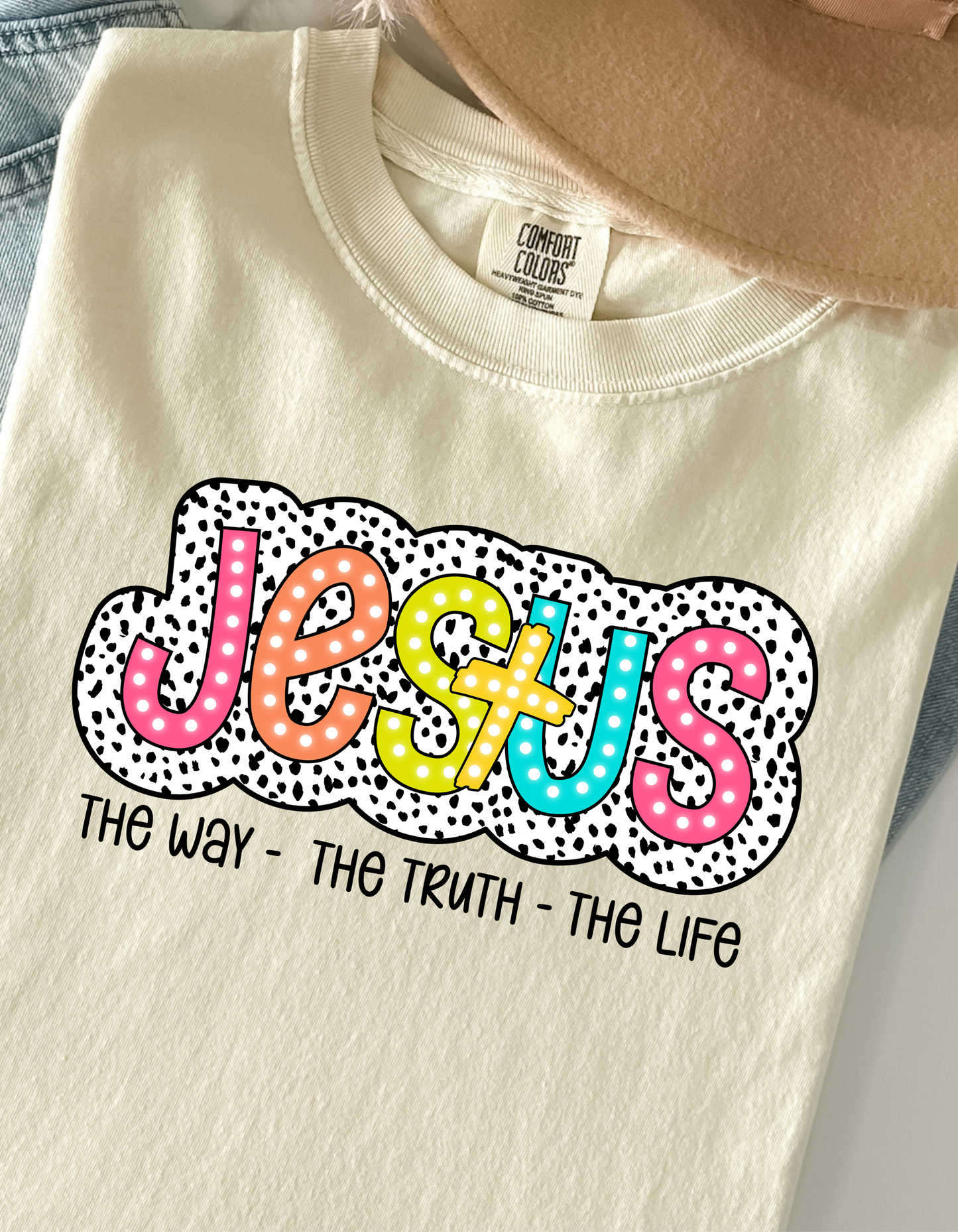 Jesus The way-The Truth-The Life DTF and Sublimation Transfer