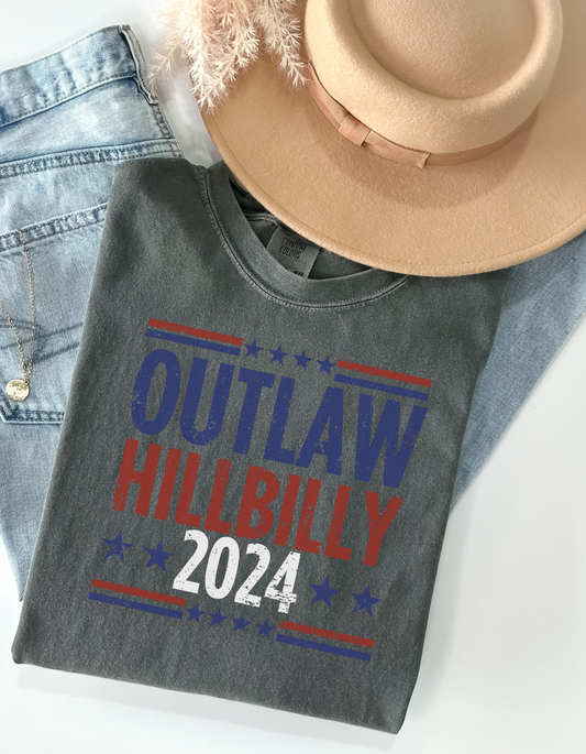 OUTLAW HILLBILLY TRUMP 2024 DTF TRANSFER
