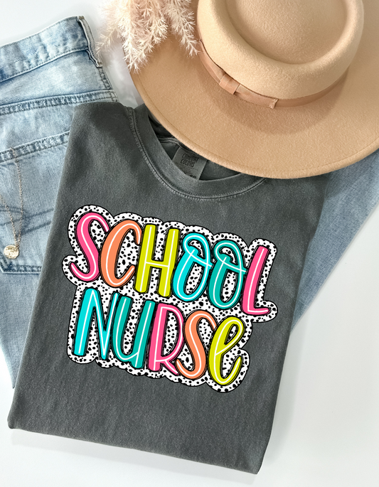 School Nurse DTF and Sublimation Transfer