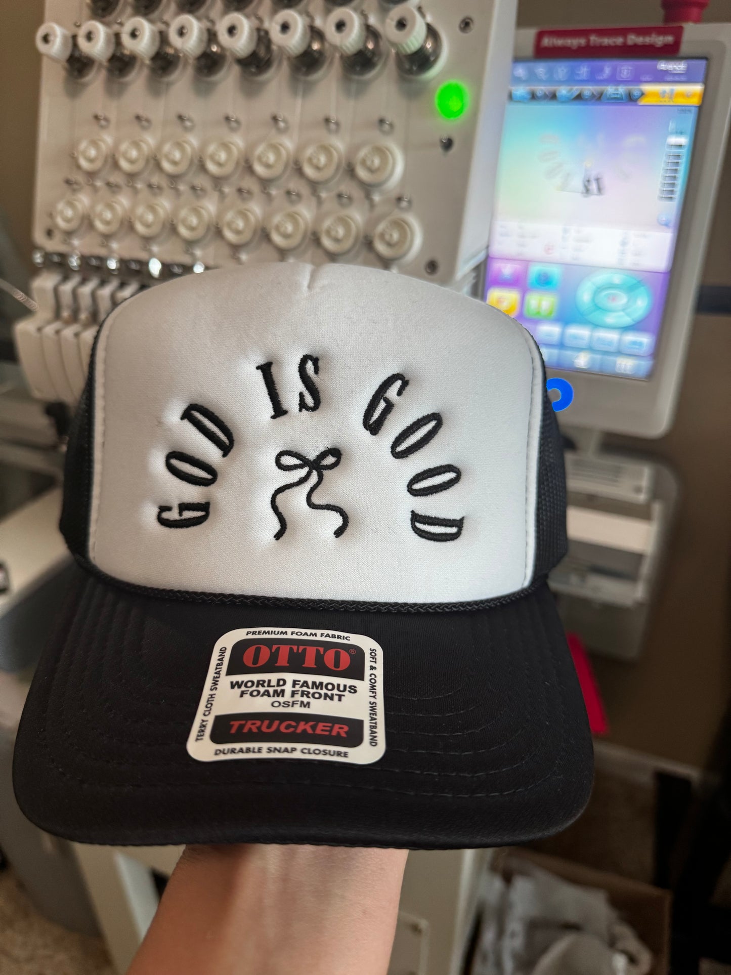God is good Embroidered Trucker Hat WHOLESALE