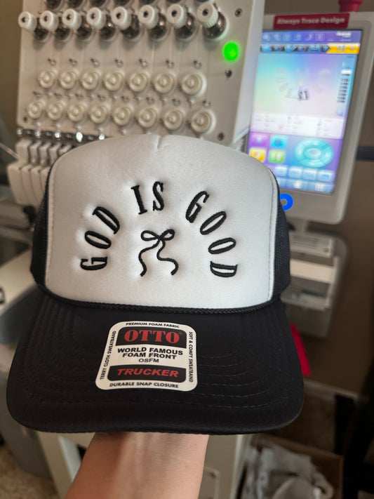 God is good Embroidered Trucker Hat WHOLESALE