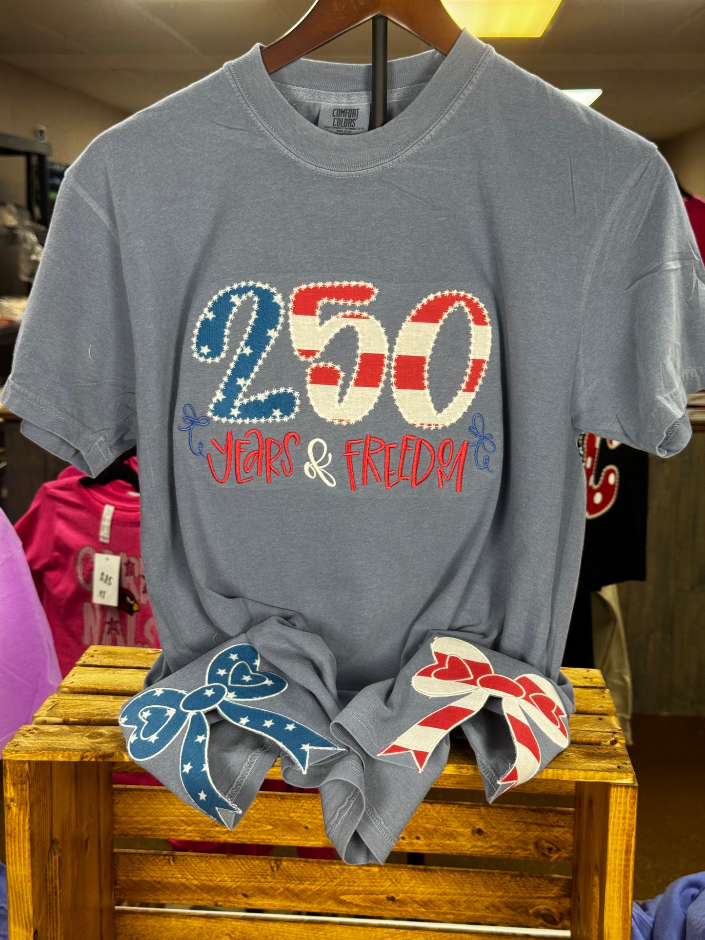 250 Year of Freedom 4th of July Patriotic Sweatshirt or T-shirt