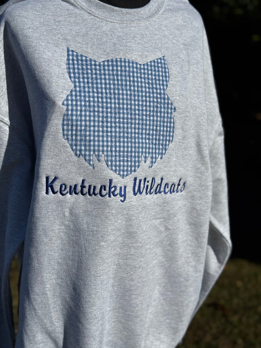 Kentucky Wildcats Applique Embroidered Sweatshirt