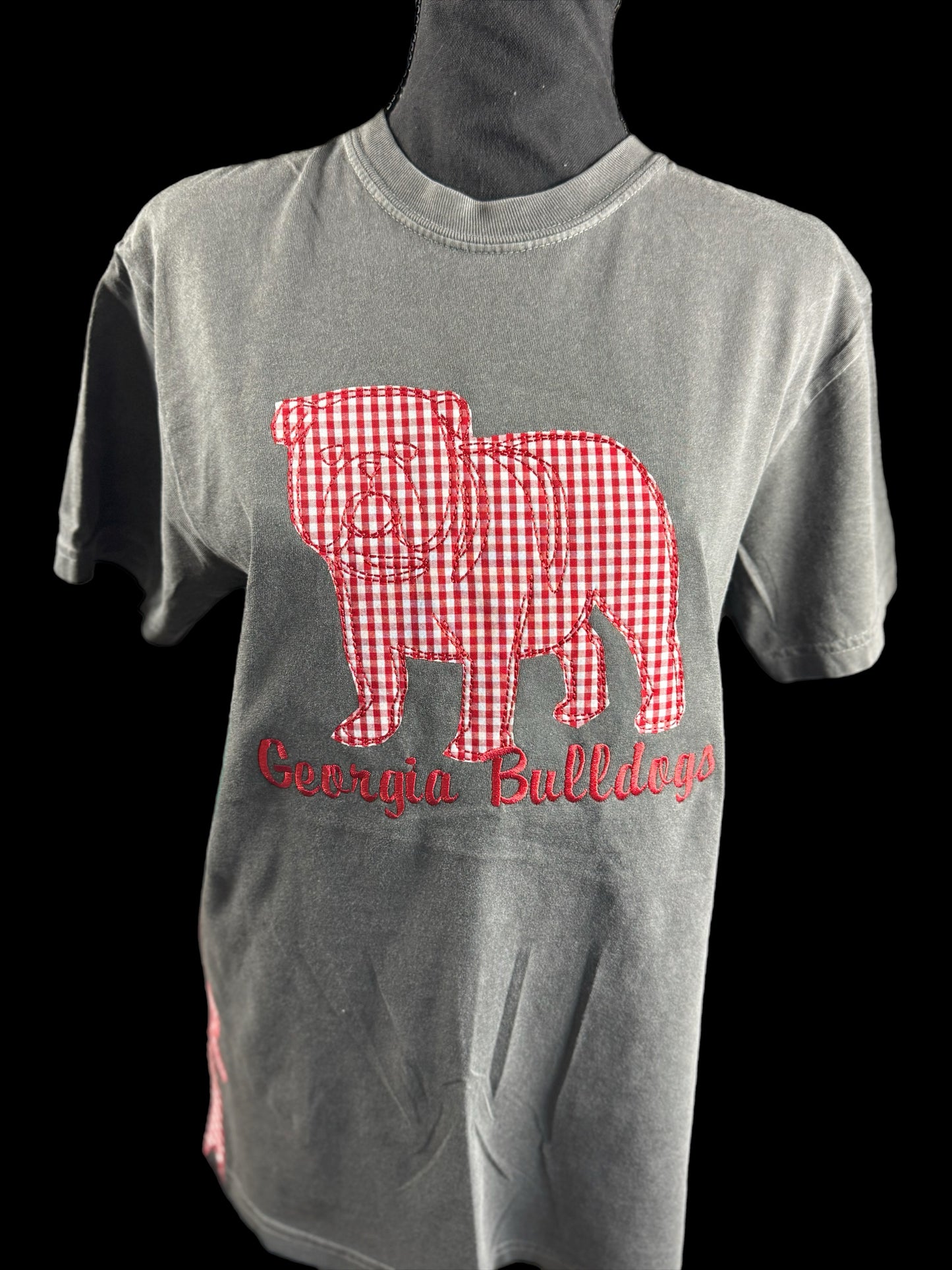 Georgia Appliqué Embroidered Comfort Color T-Shirt