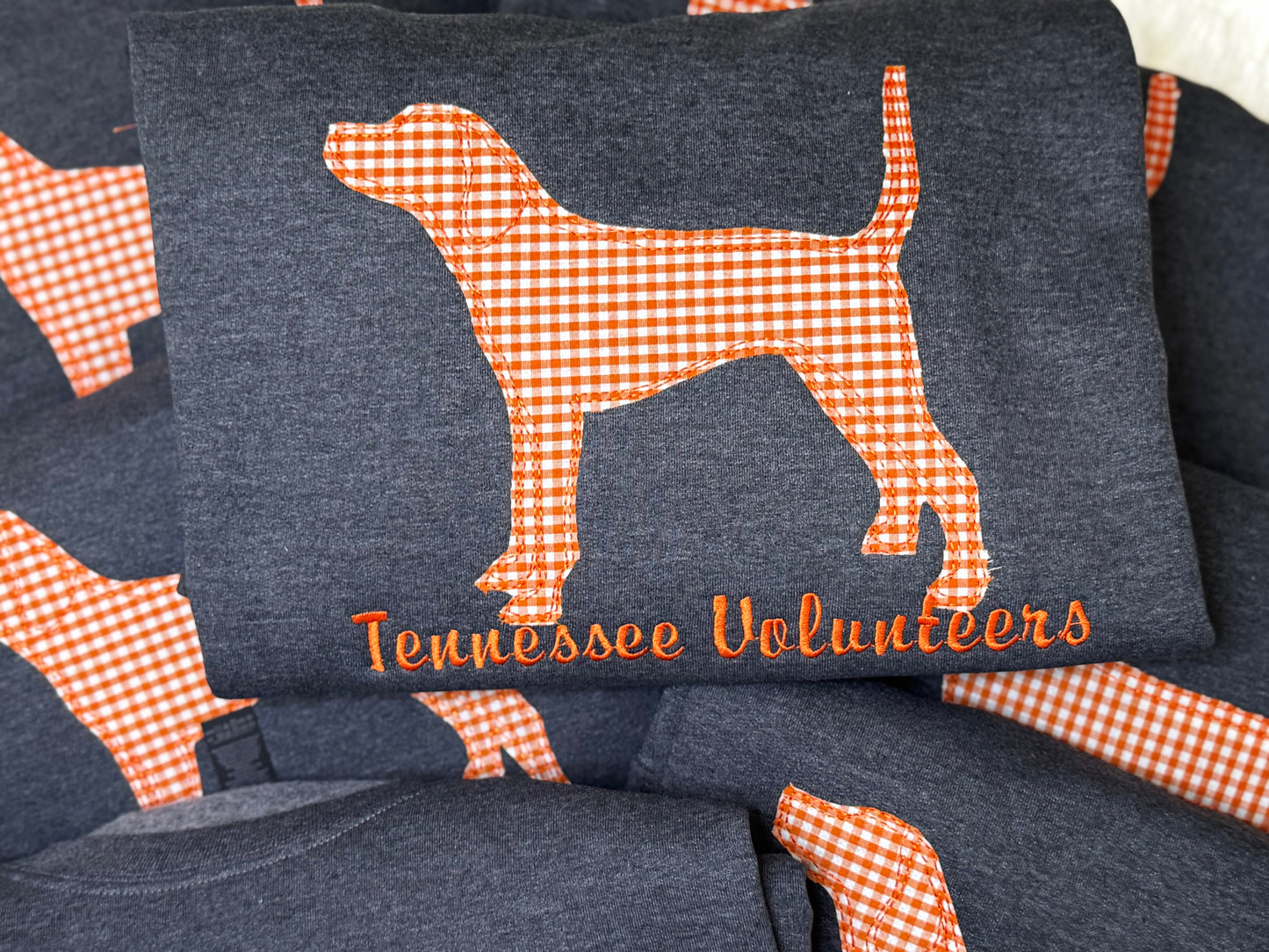 Tennessee Appliqué Embroidered Gildan Sweatshirt