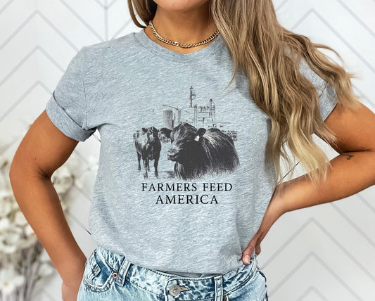 Farmers Feed America DTF or Sublimation transfer