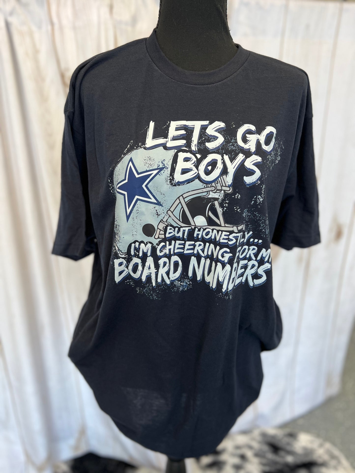 Dallas Cowboys lets go boys but really i’m cheering for my board numbers DTF and Sublimation Transfer