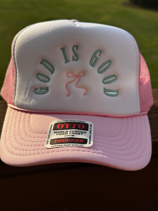 God is good Embroidered Trucker Hat WHOLESALE