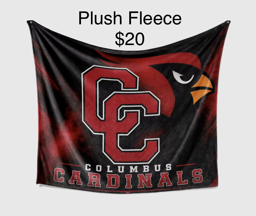 PRE-ORDER Columbus Cardinals Blanket – Sherpa & Plush Fleece