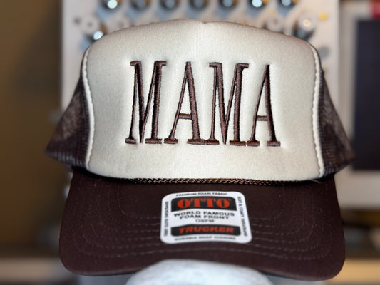 MAMA Embroidered Trucker Hat WHOLESALE
