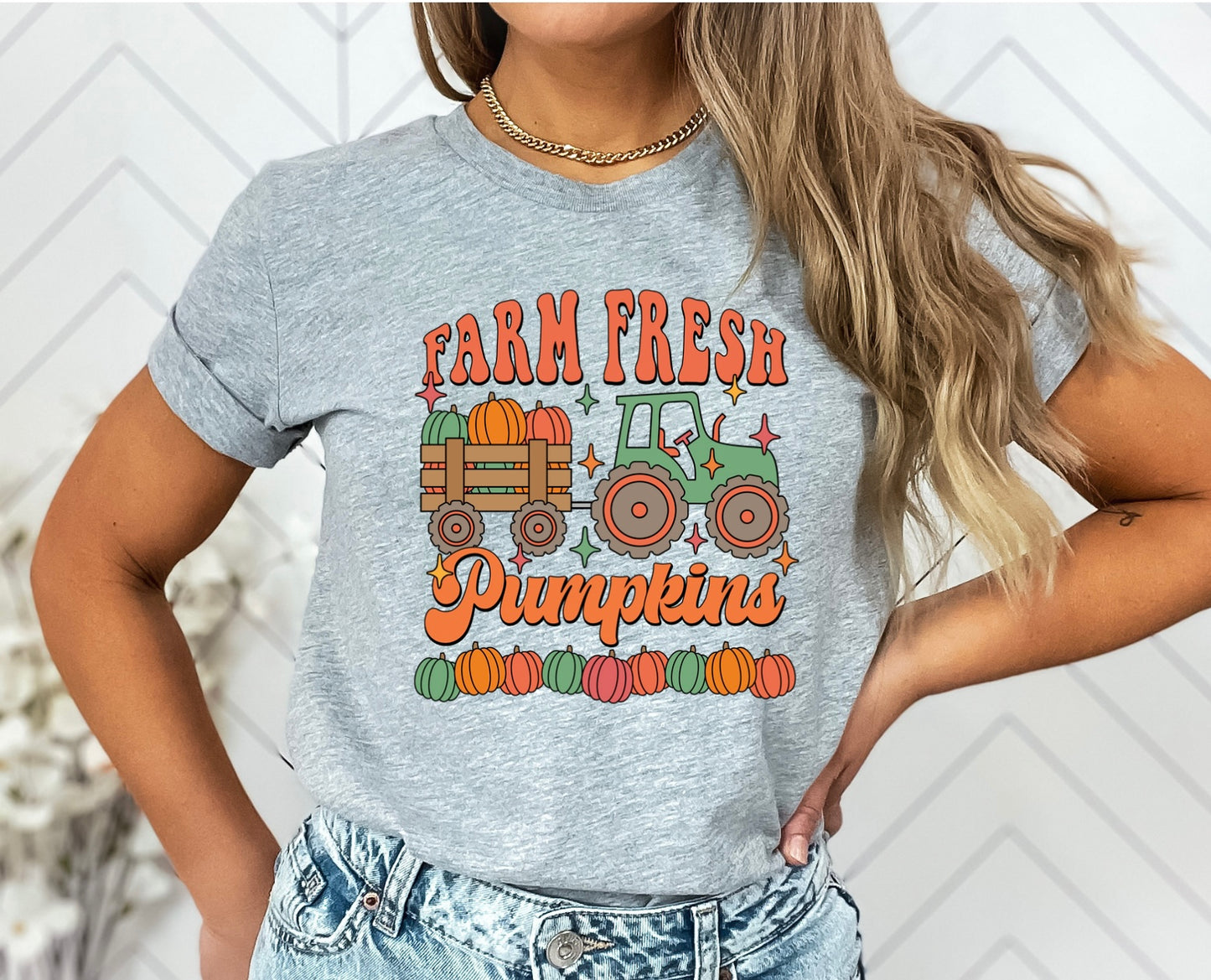 Farm Fresh Pumpkins DTF or Sublimation transfer