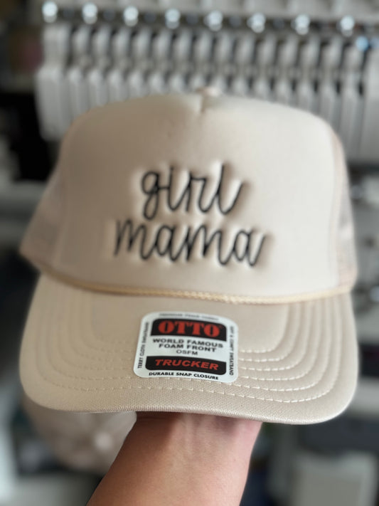 Girl mama Embroidered Trucker Hat WHOLESALE