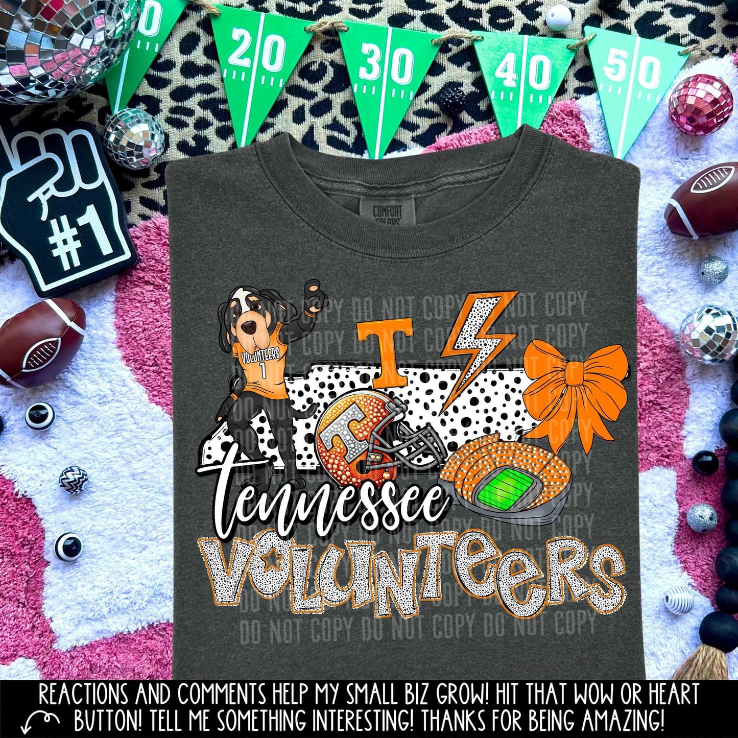 State Football Tennessee DTF and Sublimation Transfer