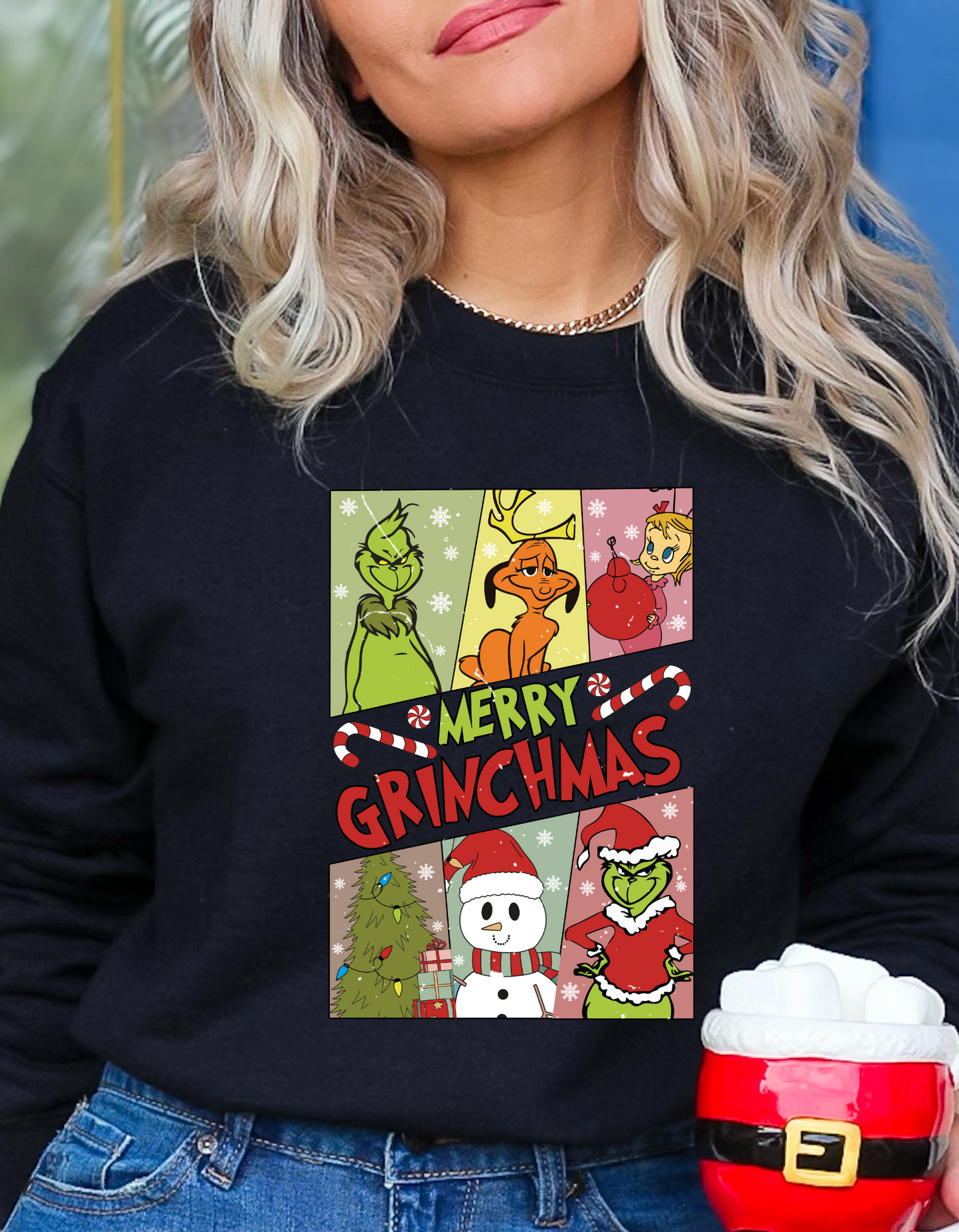 Merry Grinchmas Christmas DTF and Sublimation Transfer