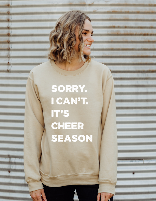 I cant its cheer season DTF and Sublimation Transfer