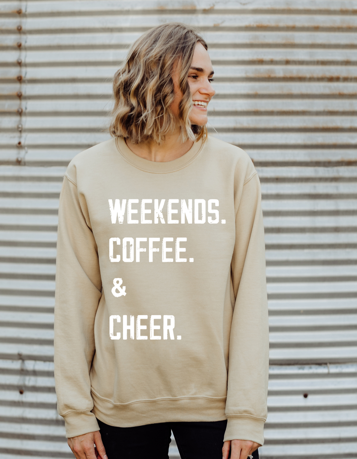 Weekends Coffee an Cheer DTF and Sublimation Transfer