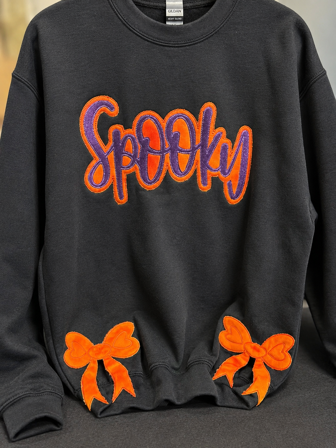 Spooky Halloween Embroidered Sweatshirt