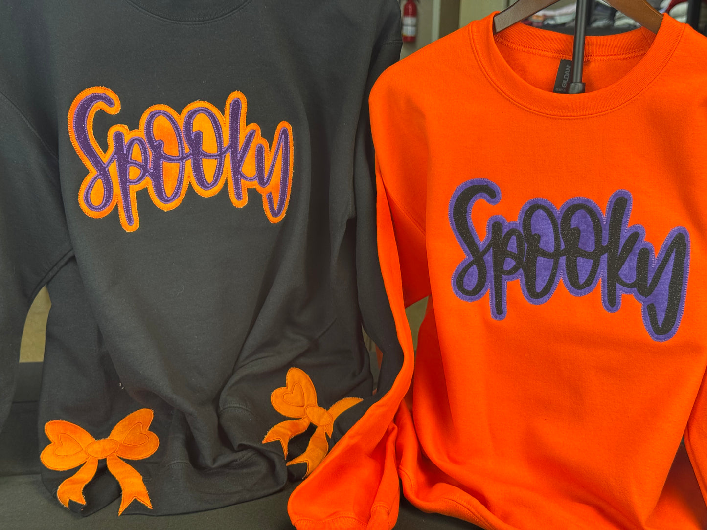 Spooky Halloween Embroidered Sweatshirt