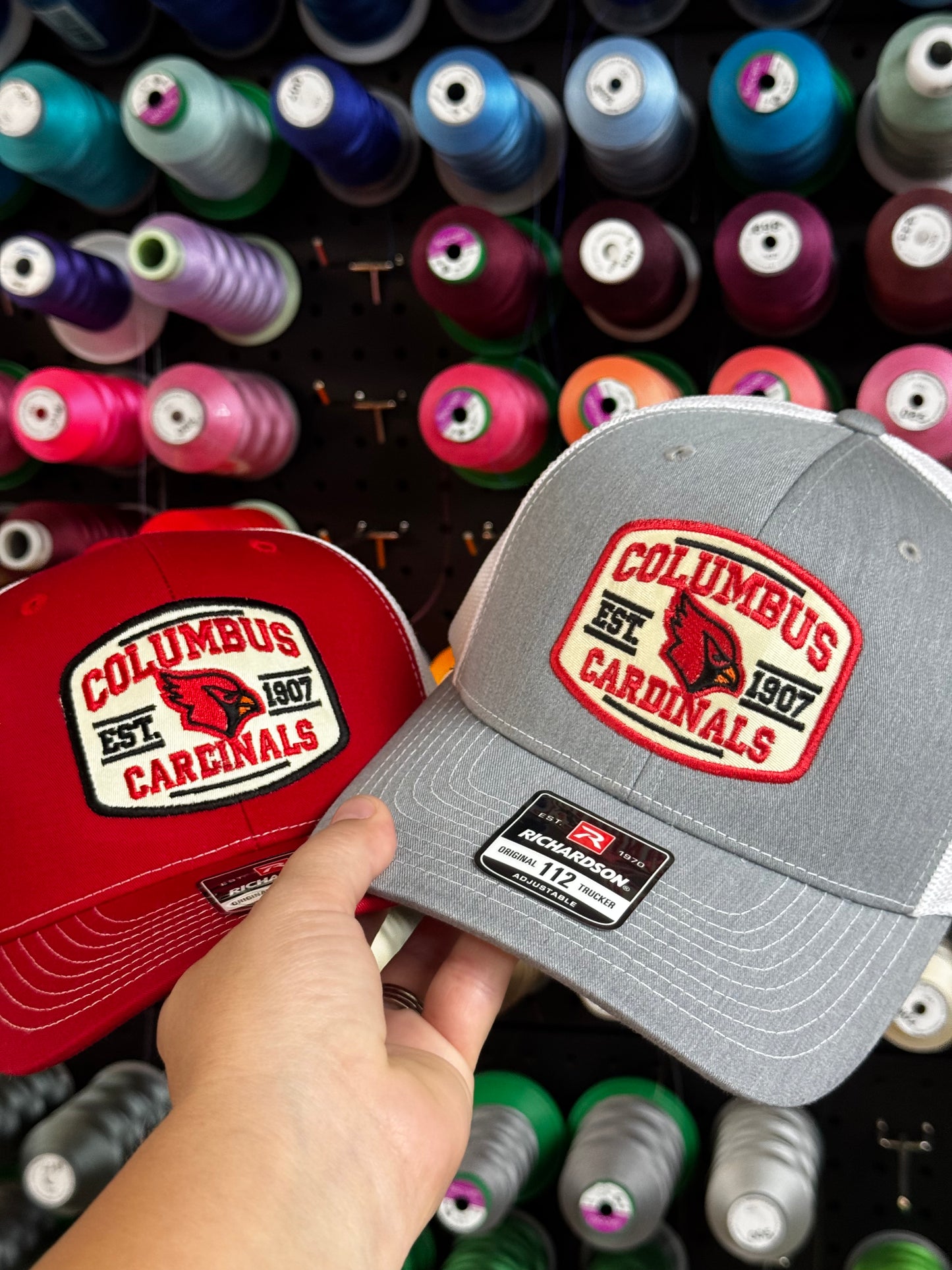 Columbus Cardinals patch Richardson hat