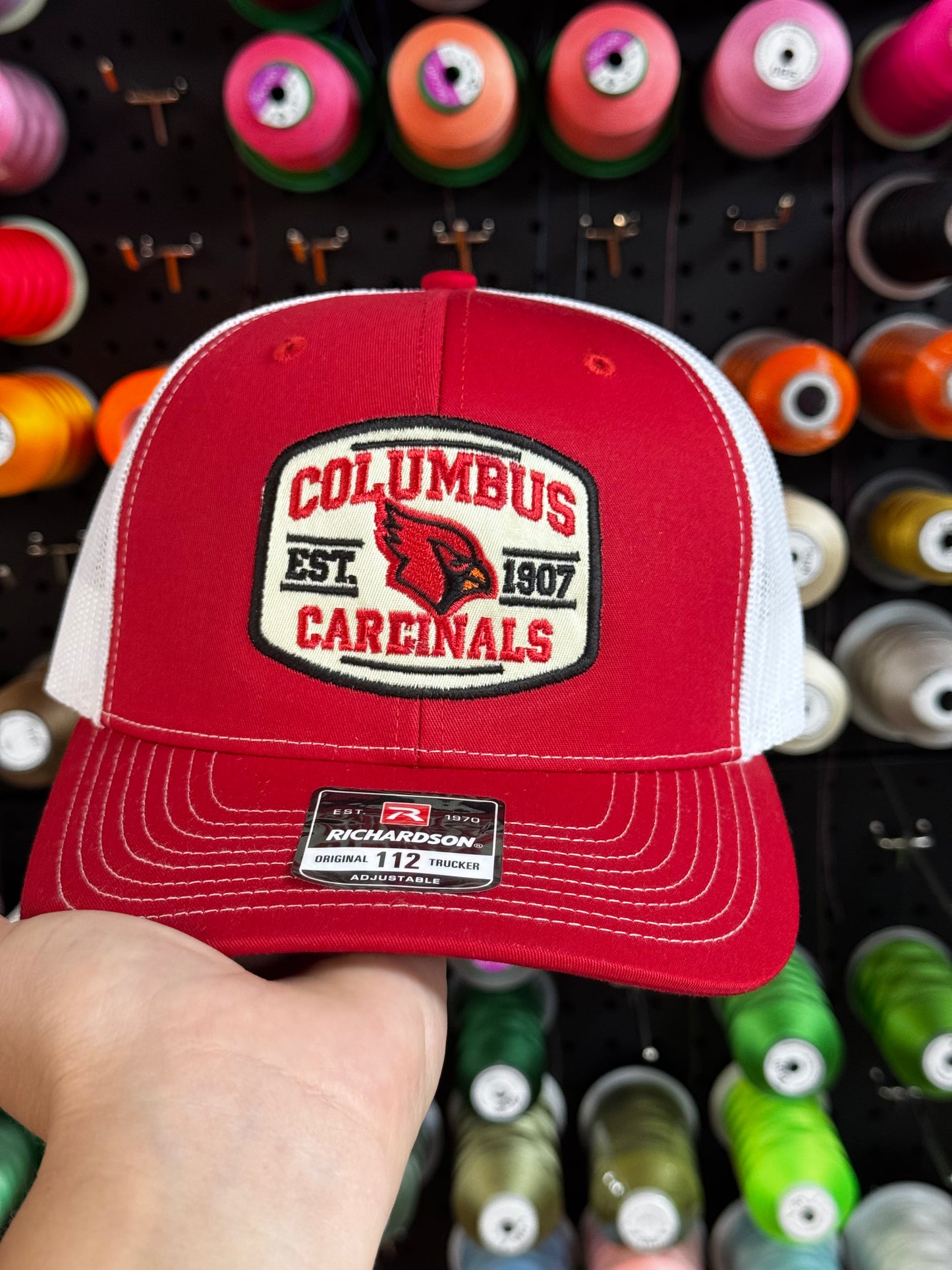 Columbus Cardinals patch Richardson hat