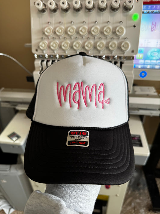 Mama Embroidered Trucker Hat WHOLESALE