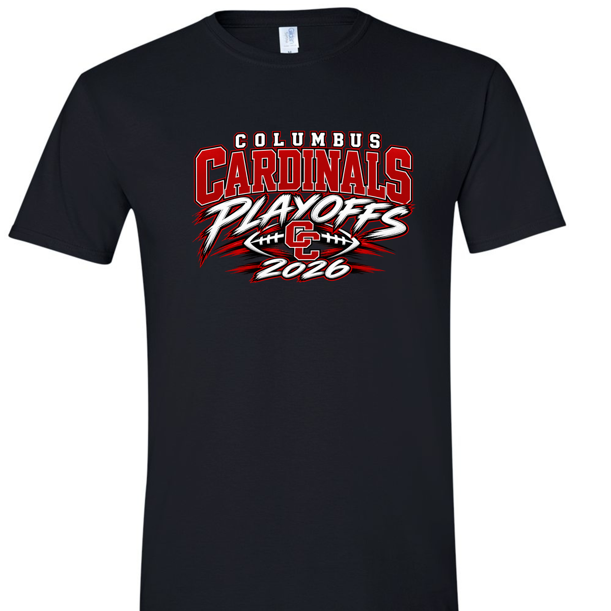 Columbus Cardinals Football Playoffs T-Shirt, long sleeve or Sweatshirt DESIGN 2