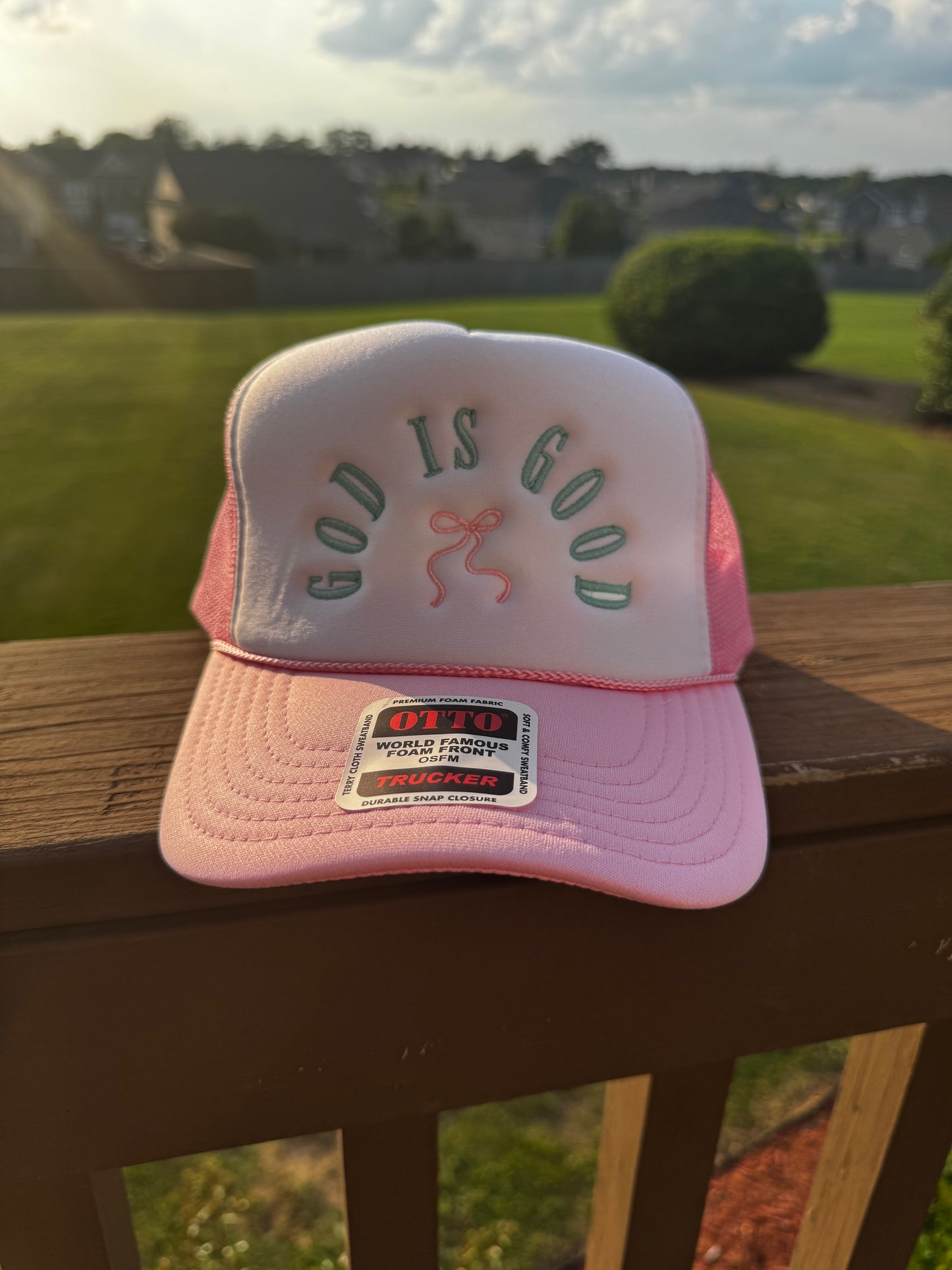 God is good Embroidered Trucker Hat WHOLESALE