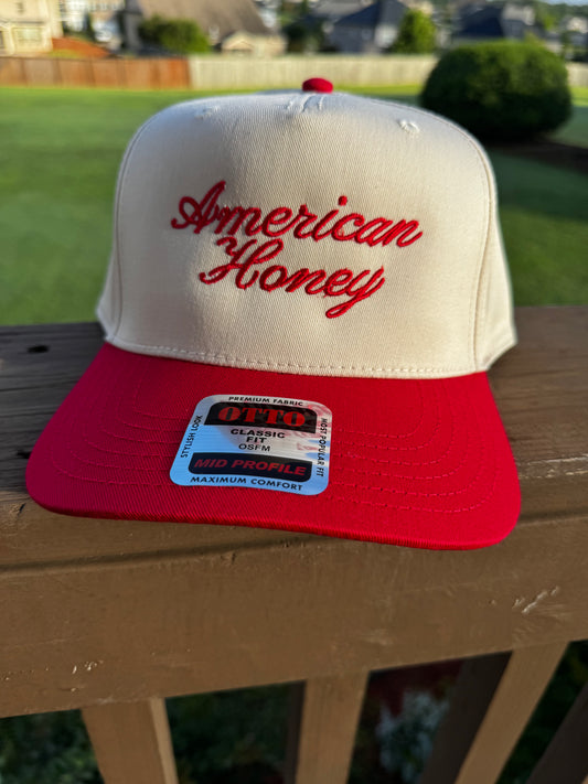 American Honey Embroidered Trucker Hat Structured hat Wholesale