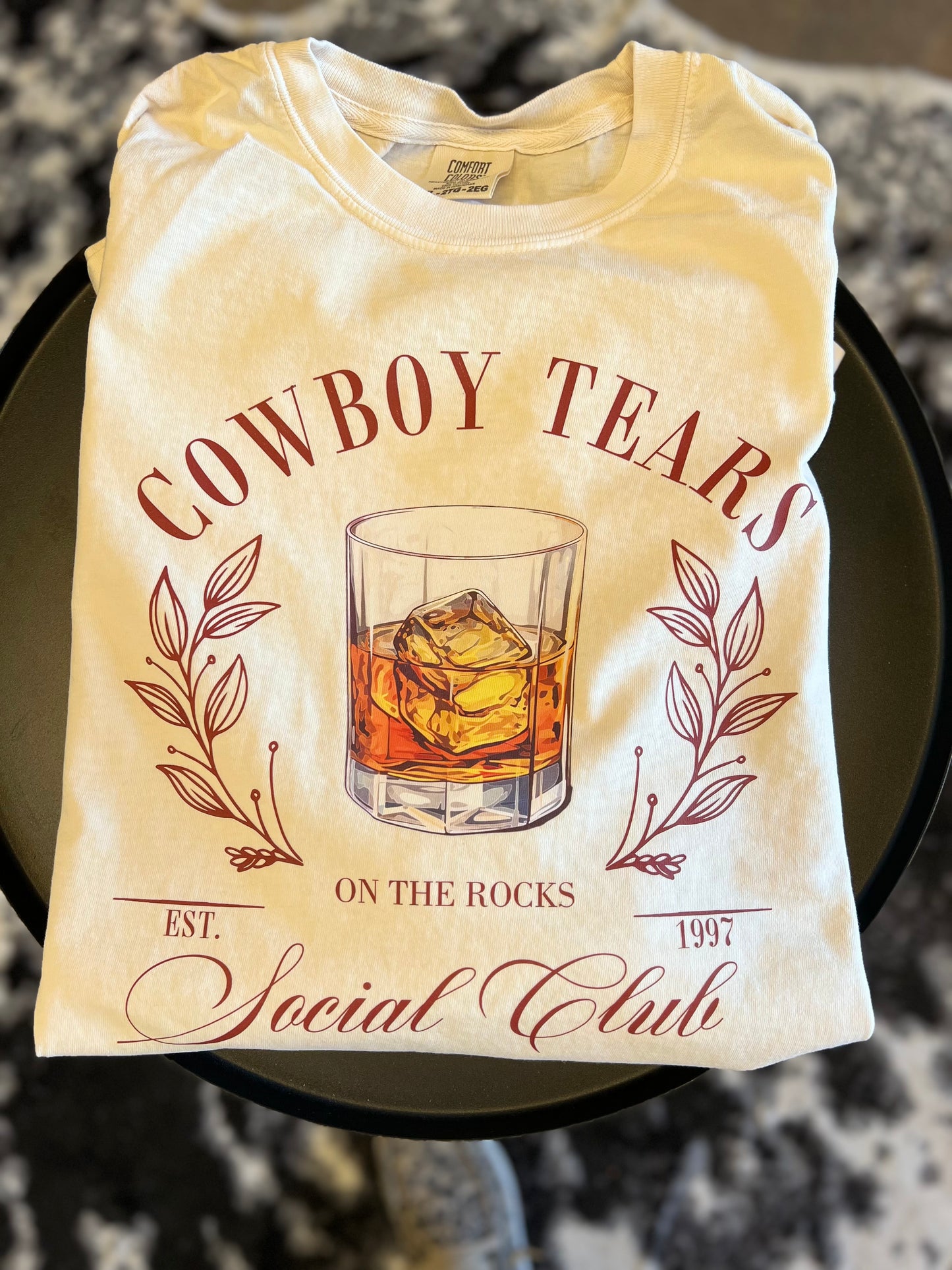 Cowboy Tears DTF and Sublimation Transfer