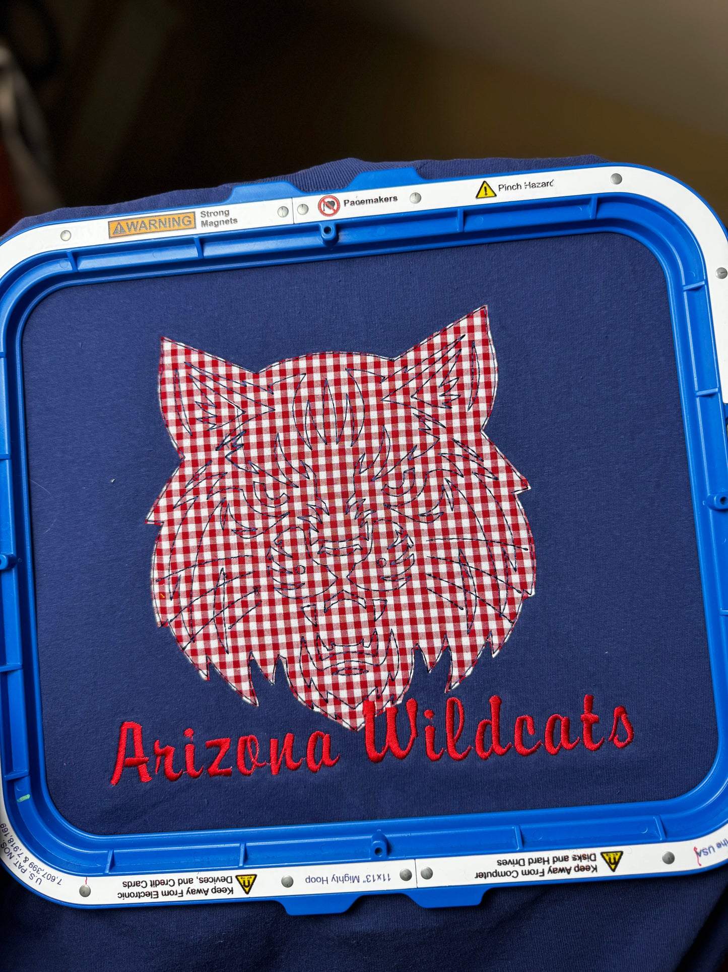 Arizona Game Day Applique Embroidered Tee or Sweatshirt