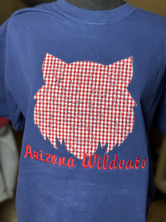 Arizona Game Day Applique Embroidered Tee or Sweatshirt