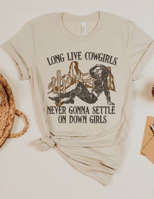 Long Live Cowgirls DTF and Sublimation Transfer