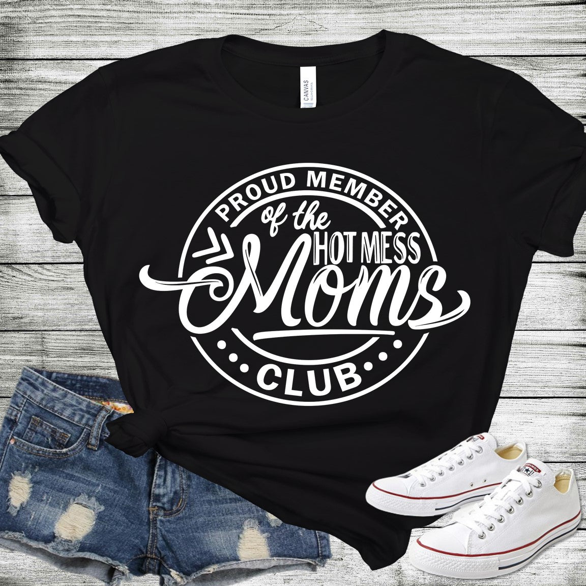 Proud Member of the hot mess mom club DTF and Sublimation Transfer