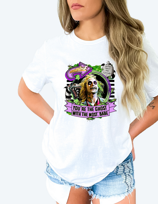 Halloween You're the Ghost with the most babe DTF and Sublimation Transfer