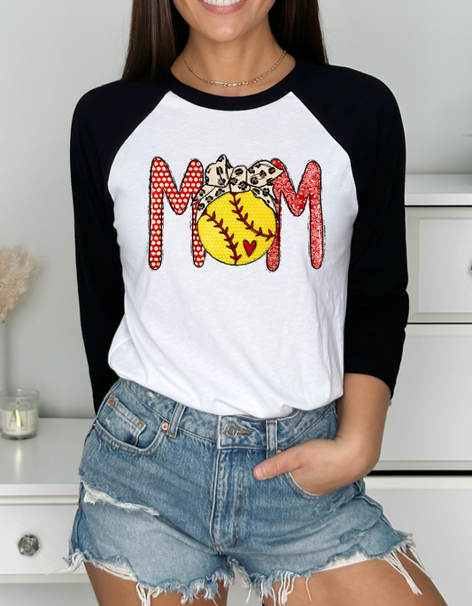 Softball Mom  DTF and Sublimation Transfer